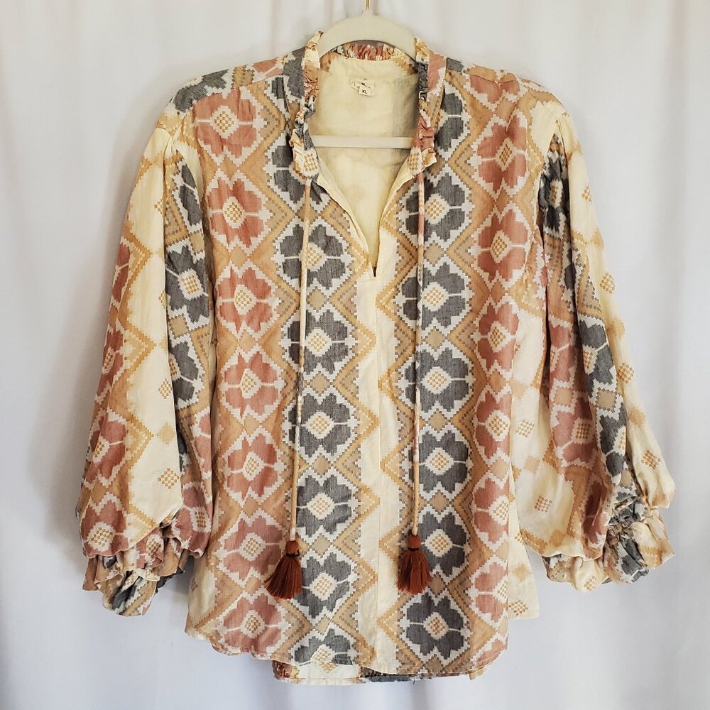 Ivy Jane Print Boho Top